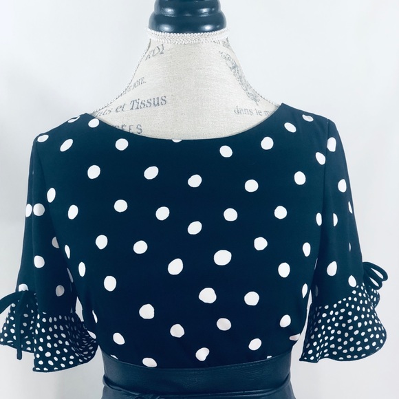 HOST PICK 🎊NWT TALBOTS POKA DOT DRESS - Picture 2 of 7